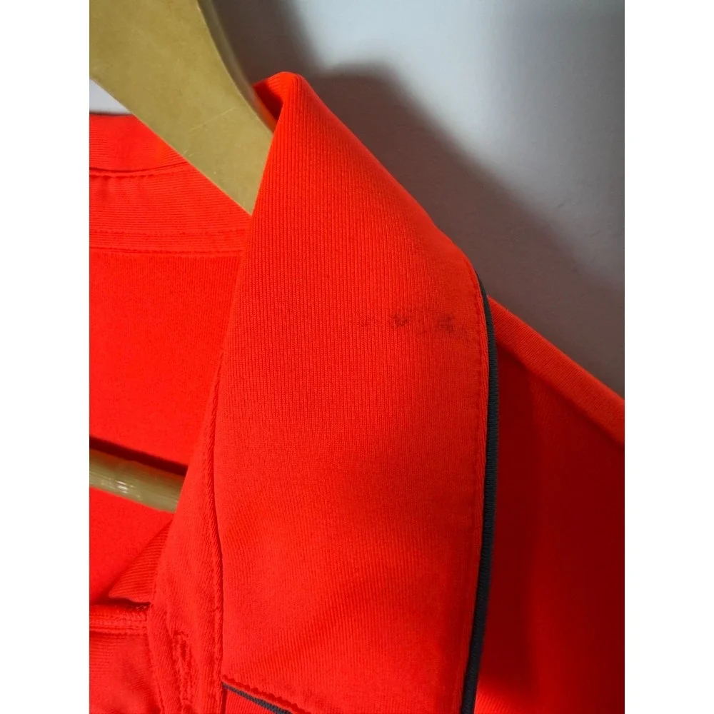 Adidas Golf Short Sleeve Polo Men's L Red Collared‎ Breathable